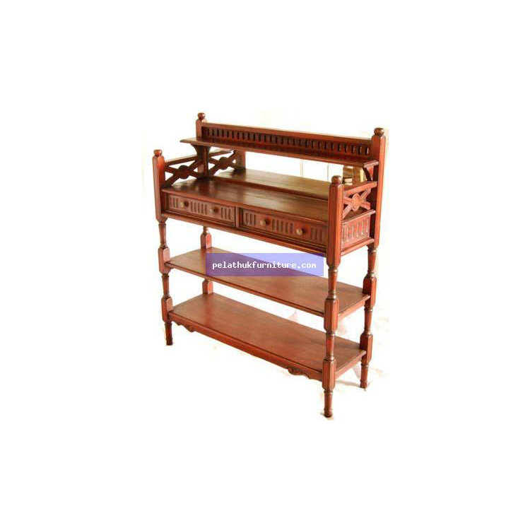 Open Shelves rack with 2 Drawer Indonesia Furniture