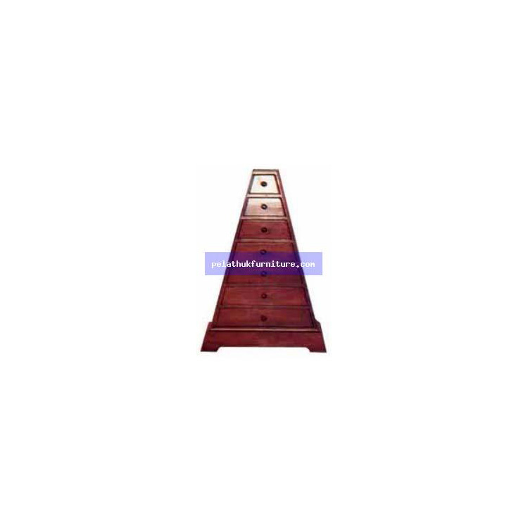 Piramyd 7 Drawer Chest Blunt Top Indonesia Furniture