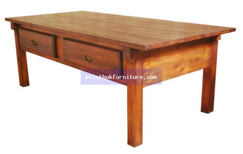 Plain 4 Drawer Coffee Table Indonesia Furniture