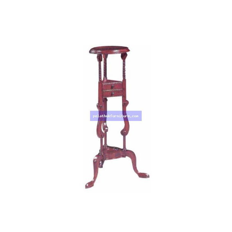 Plantstand with 2 Drawer Indonesia Furniture