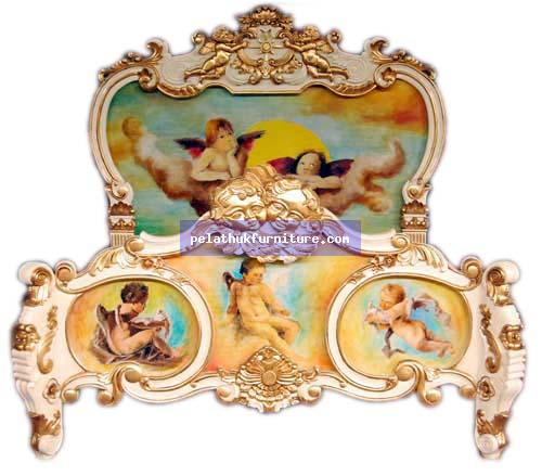 Queen Size Angel Bed Indonesia Furniture