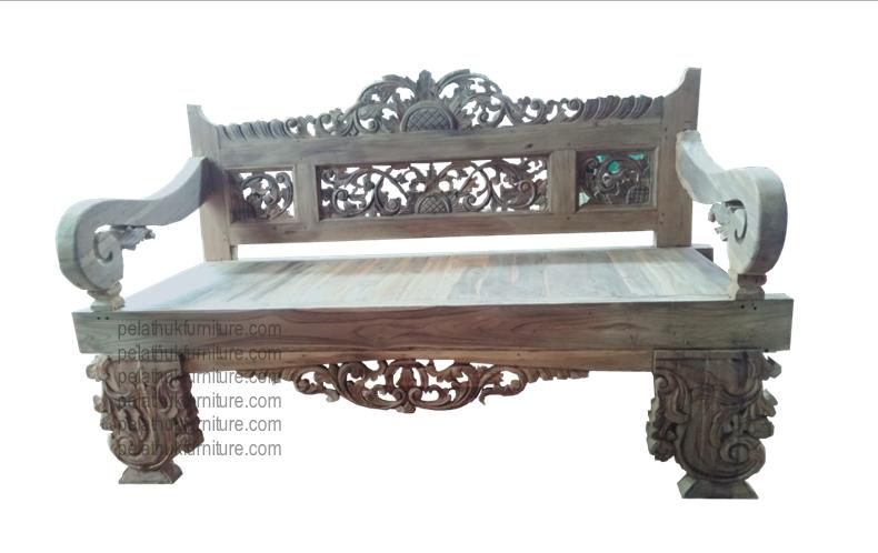 Reclaimed Teak Carved Sofa Indonesia Furniture