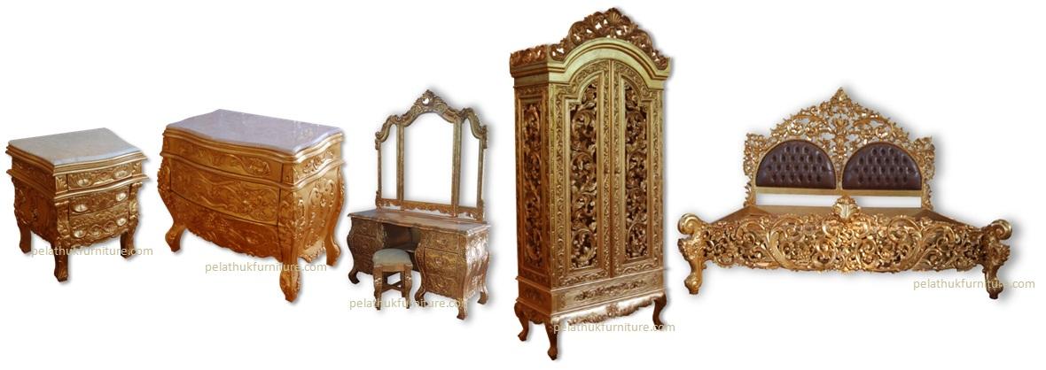 Rococo Bedroom set Indonesia Furniture