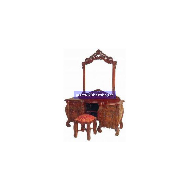 Rococo Dresing Table with Mirror Indonesia Furniture