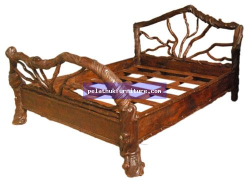 Root Bed Queen Size Indonesia Furniture