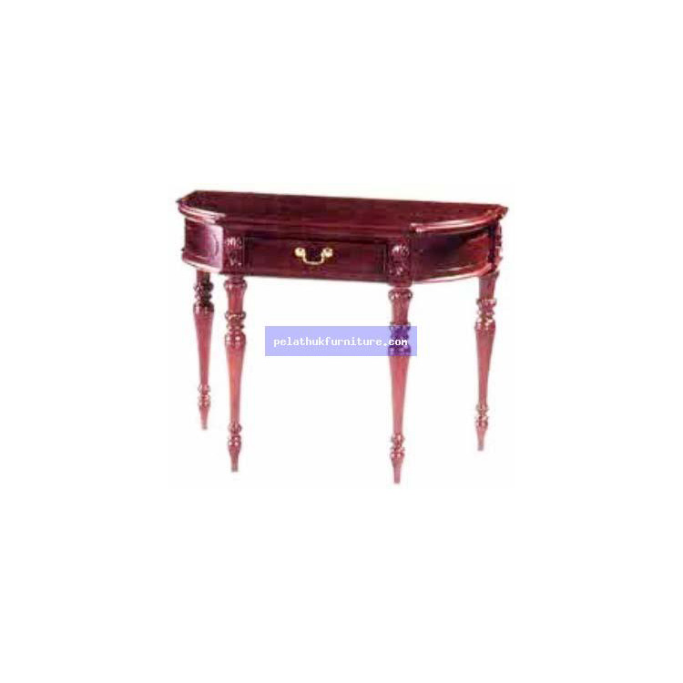Round Fronted Wall  Table . Indonesia Furniture