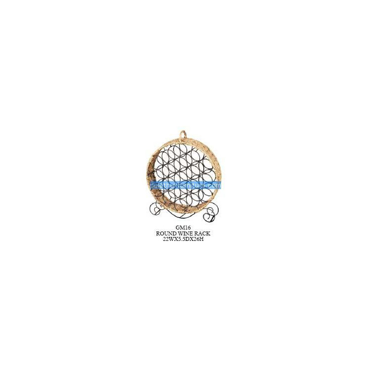 Round Wine Rack Indonesia Furniture