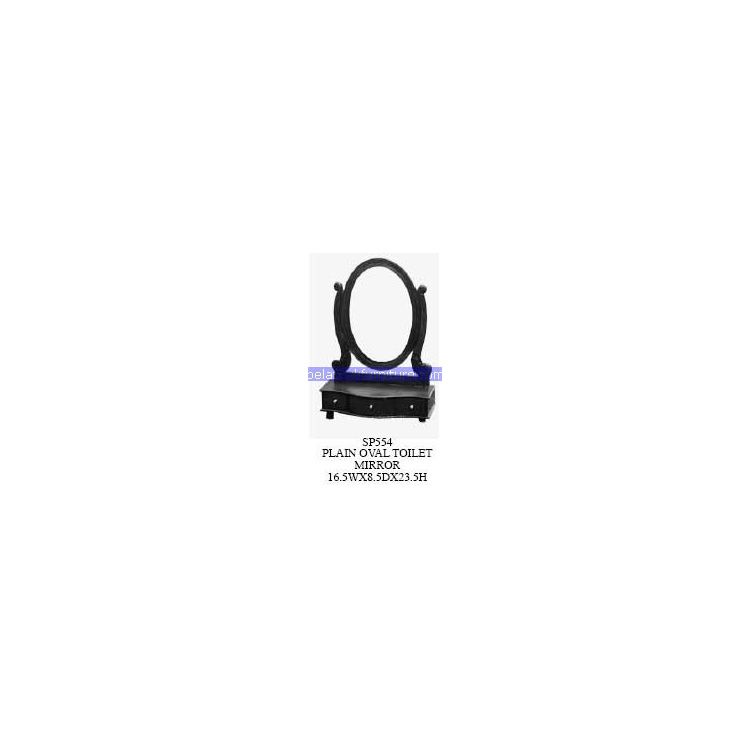 Plain Oval Toilet Mirror Indonesia Furniture