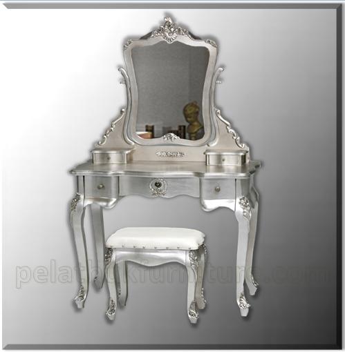 Silver Leaf French Dressing Table Indonesia Furniture