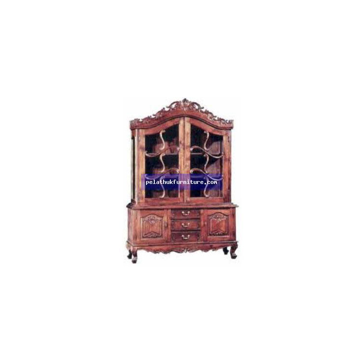Two Door Display Cabinet A Indonesia Furniture