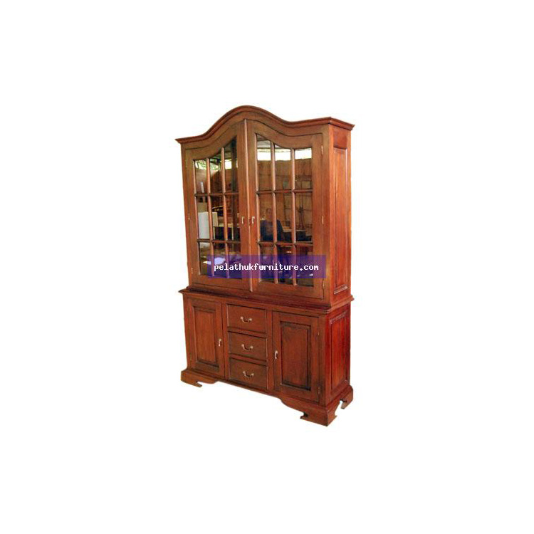 Two Door Display Cabinet B Indonesia Furniture