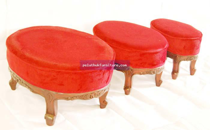 Victorian Oval Footstool Indonesia Furniture