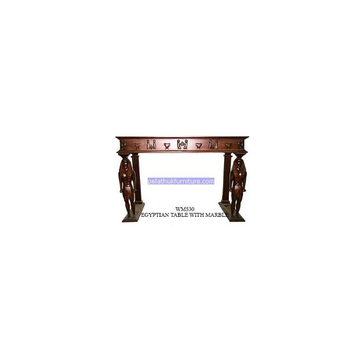 Egyptian Table with marble Indonesia Furniture