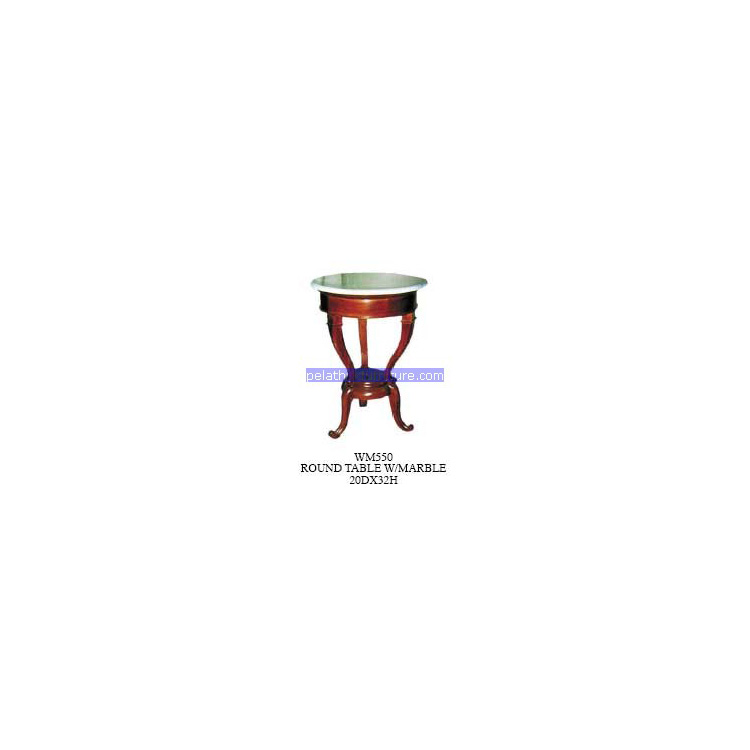 Round Table with marble Indonesia Furniture
