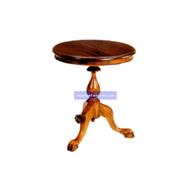 Wine Table Carved Leg 40 cm Indonesia Furniture