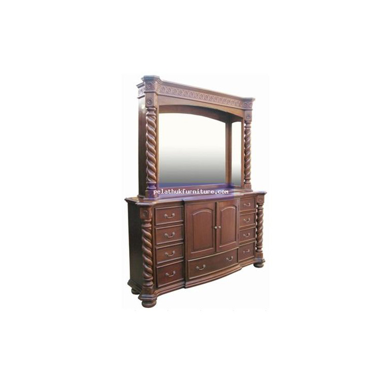 Twisted Pilar Dressing Table Indonesia Furniture