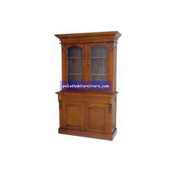 2 Door Bookcase . Antique Reproductions  Cabinets, Bookcases, Sideboards  Indonesia Furniture