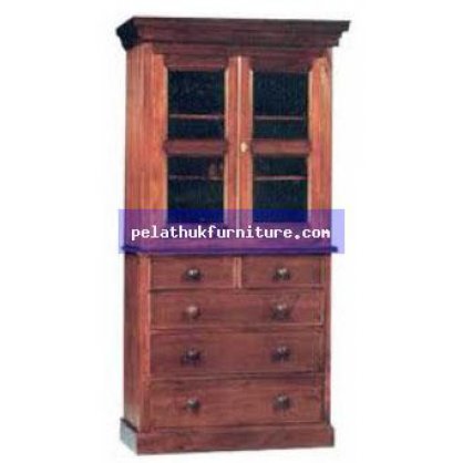 2 Door Cabinet with 5 Drawer Antique Reproductions  Cabinets, Bookcases, Sideboards  Indonesia Furniture