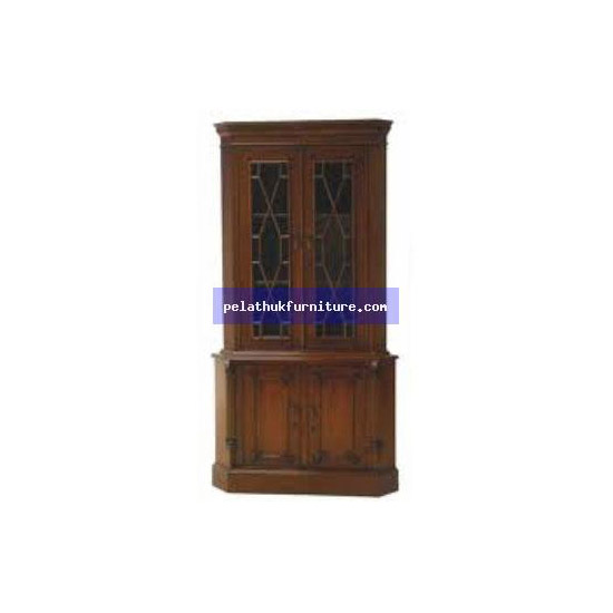 2 Door Corner Cabinet . Antique Reproductions  Cabinets, Bookcases, Sideboards  Indonesia Furniture