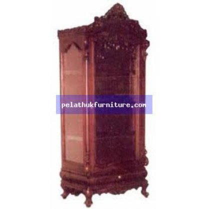 2 Door Show Cabinet Antique Reproductions  Cabinets, Bookcases, Sideboards  Indonesia Furniture