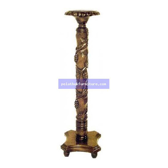 4 Legs  Grape Carved Plantstand Antique Reproductions  Plantstands and Accessories Indonesia Furniture
