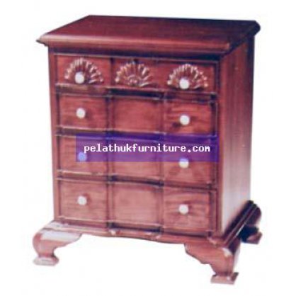 American Block Font Chest Antique Reproductions  Bedside Chests Indonesia Furniture