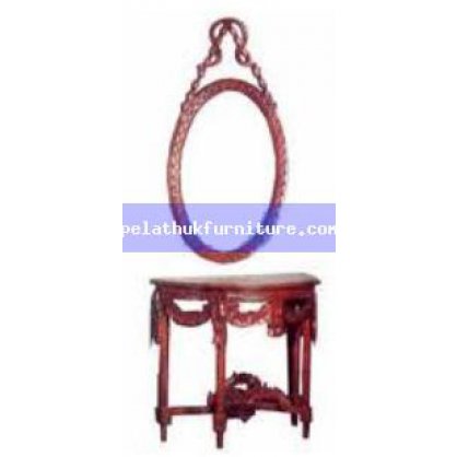 Antique Wall Table with Mirror Antique Reproductions  Dressing Tables and Mirrors Indonesia Furniture