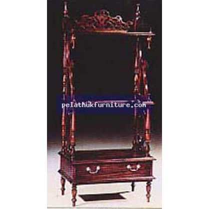 Audio Rack with 1 Drawer Antique Reproductions  Plantstands and Accessories Indonesia Furniture