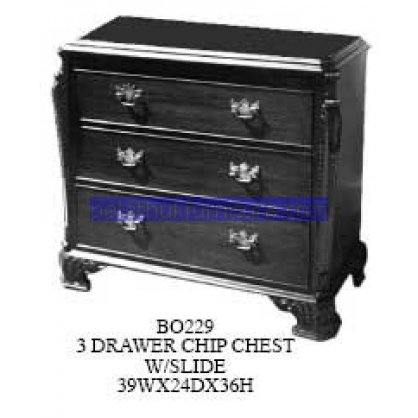 3 Drawer Chip Chest With Slide Antique Reproductions   Indonesia Furniture