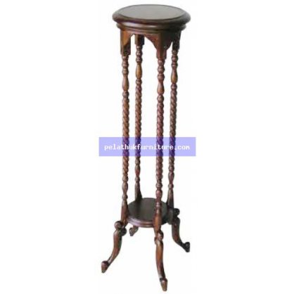 Barley Twist Plantstand Antique Reproductions  Plantstands and Accessories Indonesia Furniture