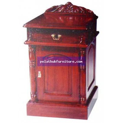 Bedside Chest with Plain Door Antique Reproductions  Bedside Chests Indonesia Furniture