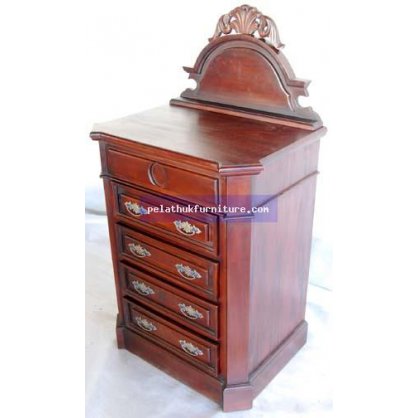 Victorian Nitestand Antique Reproductions  Bedside Chests Indonesia Furniture