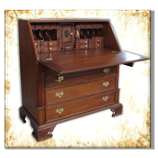 Bureau . Antique Reproductions  Desks, Bureaus and Writing Tables Indonesia Furniture
