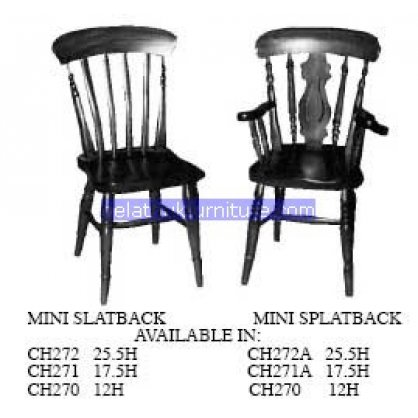 Mini Slatback Antique Reproductions   Indonesia Furniture