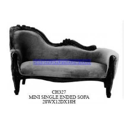 Mini Single Ended Sofa Antique Reproductions   Indonesia Furniture