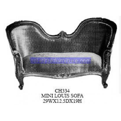 Mini Louis Sofa Antique Reproductions   Indonesia Furniture