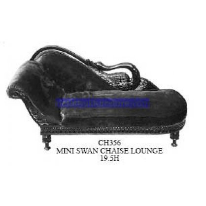 Mini Swan Chaise Longue Antique Reproductions   Indonesia Furniture