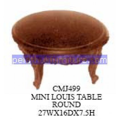 Mini Louis Table Round Antique Reproductions   Indonesia Furniture