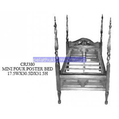 Mini Four Poster Bed Antique Reproductions   Indonesia Furniture