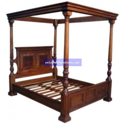 Canopy Bed B Antique Reproductions  Beds Indonesia Furniture