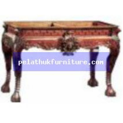 Carved Console Table B Antique Reproductions  Side Tables, Small Tables and Consoles Indonesia Furniture