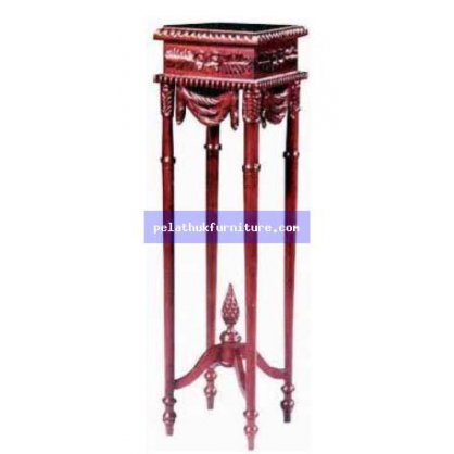 Carved Plantstand A Antique Reproductions  Plantstands and Accessories Indonesia Furniture