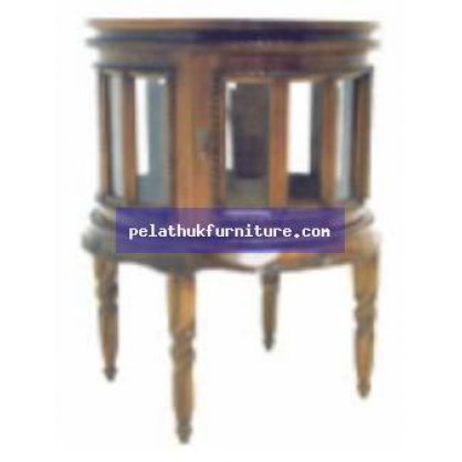 Carved Round Dumb Waiter Antique Reproductions  Side Tables, Small Tables and Consoles Indonesia Furniture