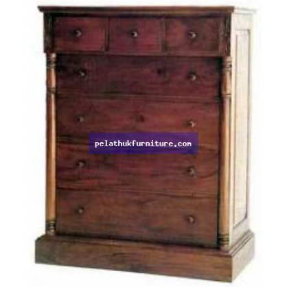 Chest 4 Drawer with 3 Drawer Top Antique Reproductions  Bedside Chests Indonesia Furniture