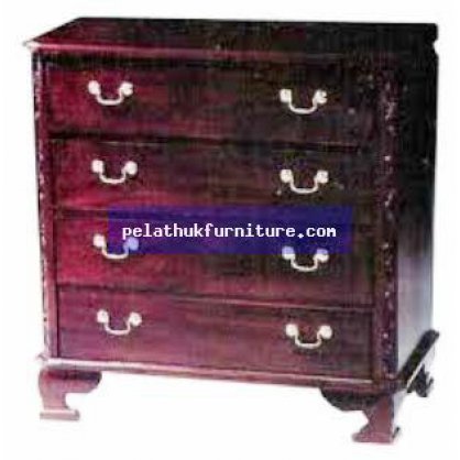 Chest 4 Drawer Antique Reproductions  Bedside Chests Indonesia Furniture