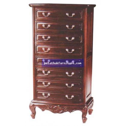 Chest 8 Drawer Antique Reproductions  Bedside Chests Indonesia Furniture