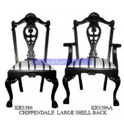 Large Shell Back A Antique Reproductions   Indonesia Furniture