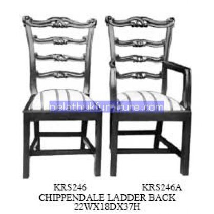 Ladder Back A Antique Reproductions   Indonesia Furniture