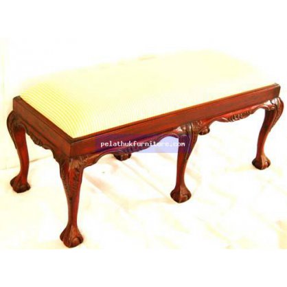 Chippendale Duet Stool Antique Reproductions  Chairs, Stools and Sofas Indonesia Furniture