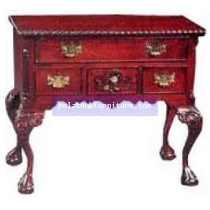 Chippendale Lowboy Antique Reproductions  Cabinets, Bookcases, Sideboards  Indonesia Furniture